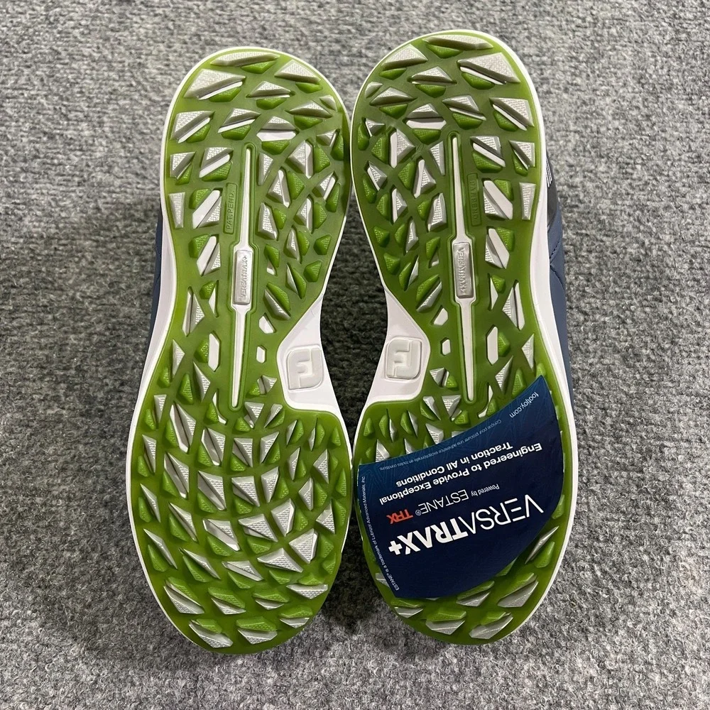 FootJoy FJ Stratos Spikeless Golf Shoes Womens 5 M Blue White Versatrax NIB